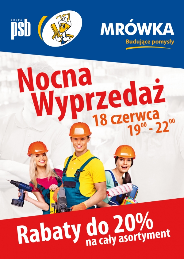 Nocna Wyprzedaż w PSB Mrówka