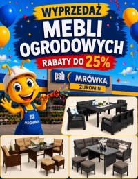 Wyprzedaż mebli ogrodowych w PSB MR&Oacute;WKA