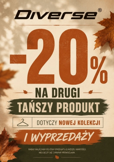JESIEŃ W DIVERSE -20% NA DRUGI PRODUKT