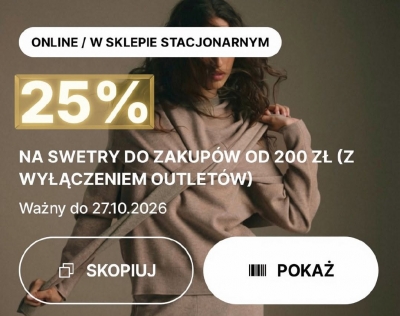 PROMOCJA NA SWETRY W DIVERSE